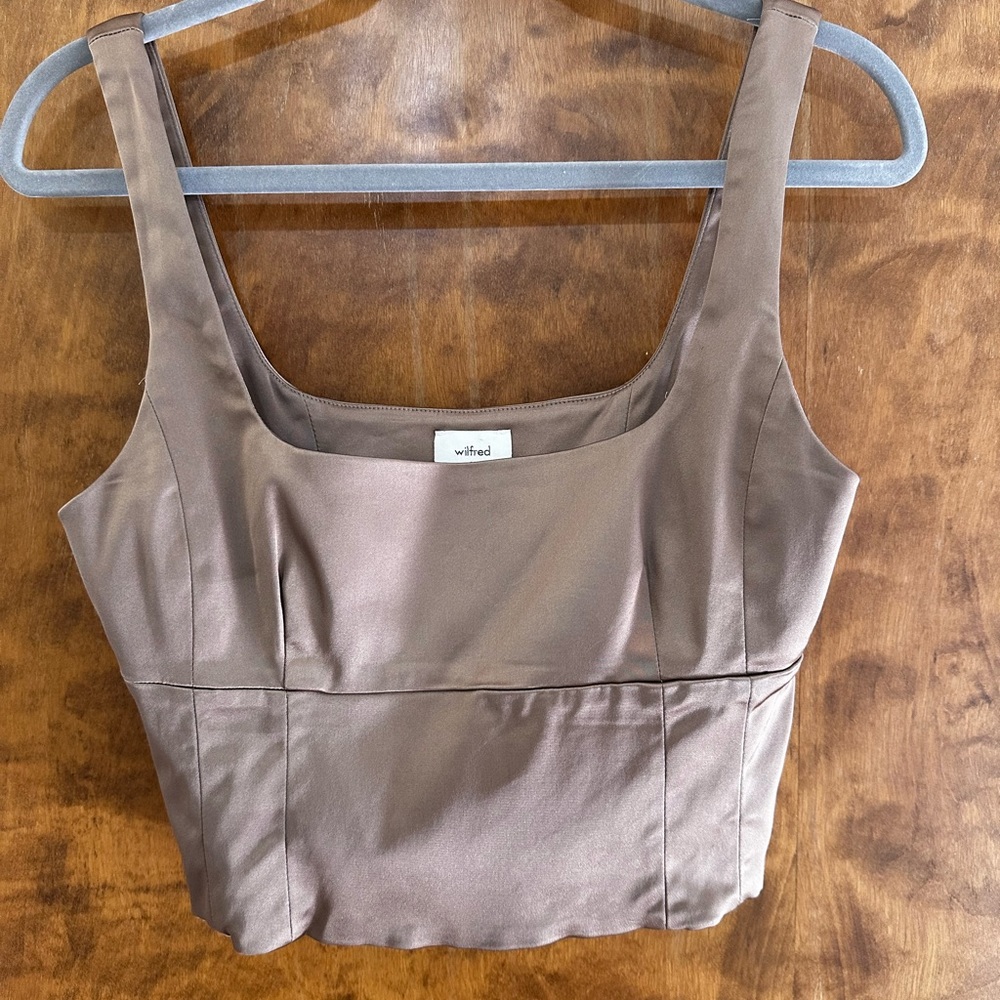 Wilfred Shine Satin Bustier